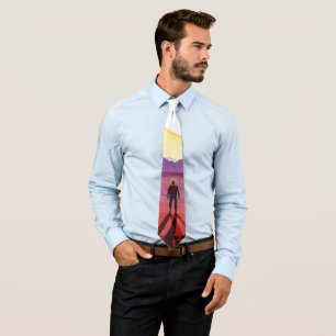 NASA Future Travel Poster - Entspannen Sie sich au Krawatte