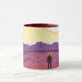 NASA Future Travel Poster - Entspannen Sie sich au Tasse (Zentrum)