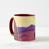 NASA Future Travel Poster - Entspannen Sie sich au Tasse (Vorderseite Links)