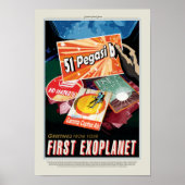 NASA Future Travel Poster - Exoplanet Pegasi b (Vorne)