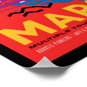 NASA Future Travel Poster - Mars besuchen Planet (Ecke)