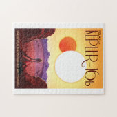 NASA Future Travel Poster - Relax on Kepler 16b Puzzle (Horizontal)