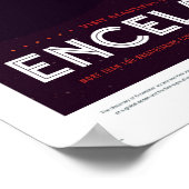 NASA Future Travel Poster - Saturn Moon Enceladus (Ecke)