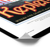 NASA Future Travel Sci Fi Poster - Kepler 186f (Ecke)