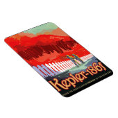 NASA Future Travel Sci Fi Poster - Kepler 186f Magnet (Rechte Seite)