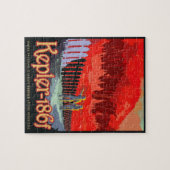 NASA Future Travel Sci Fi Poster - Kepler 186f Puzzle (Horizontal)