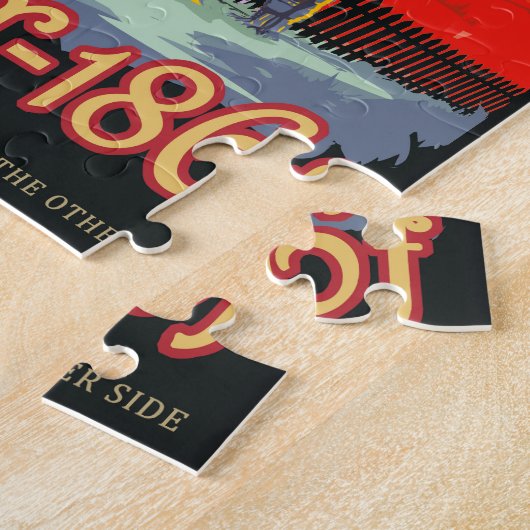 NASA Future Travel Sci Fi Poster - Kepler 186f Puzzle (Seite)