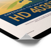 NASA Future Travel Sci Fi Poster - Super Earth (Ecke)