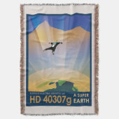 NASA Future Travel Sci Fi Poster - Super Earth Decke (Vorderseite Vertikal)