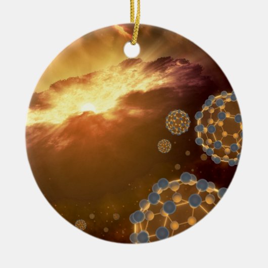NASA Größte Molecule Buckyballs Keramikornament (Vorne)