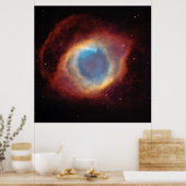NASA / Helix Nebula / Aquarius / "Auge Gottes" / Poster (Küche)