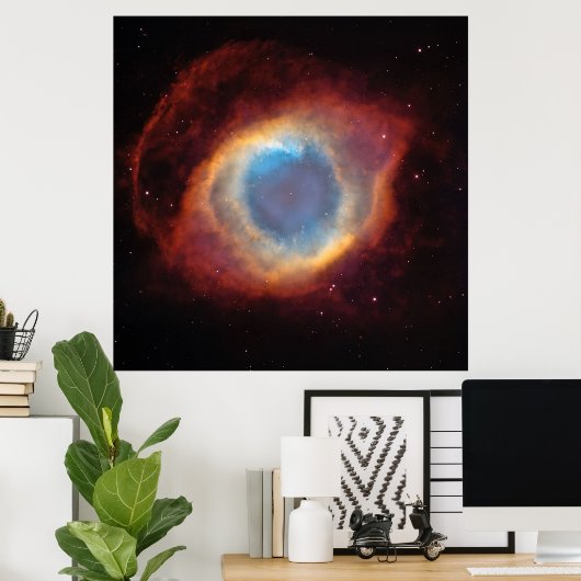 NASA / Helix Nebula / Aquarius / "Auge Gottes" / Poster (Heimbüro)
