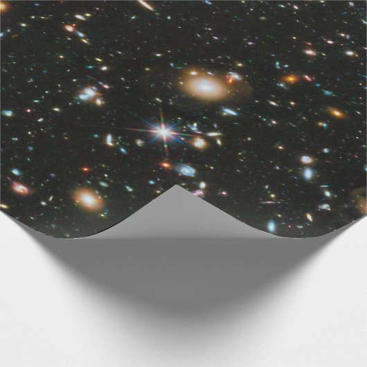 NASA Hubble Ultra Deep Field Galaxien Geschenkpapier (Ecke)