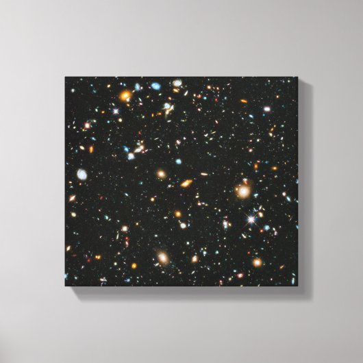 NASA Hubble Ultra Deep Field Galaxien Leinwanddruck (Vorderseite)