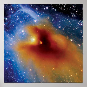 NASA Hubble-Weltraumteleskop CB 130-3 Sternentsteh Poster
