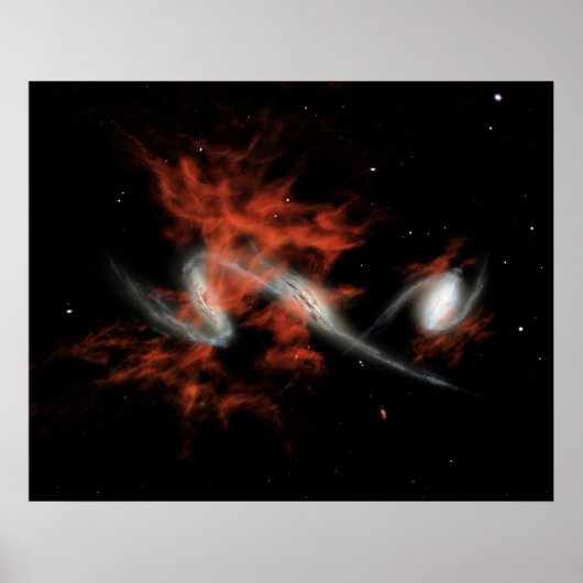 NASA im Herzen von Blobs Poster (Vorne)