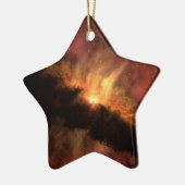 NASA Infrarot Planet Formscheibe Keramikornament (Links)