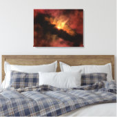 NASA Infrarot Planet Formscheibe Leinwanddruck (Insitu (Schlafzimmer))