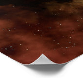 NASA Infrarot Planet Formscheibe Poster (Ecke)