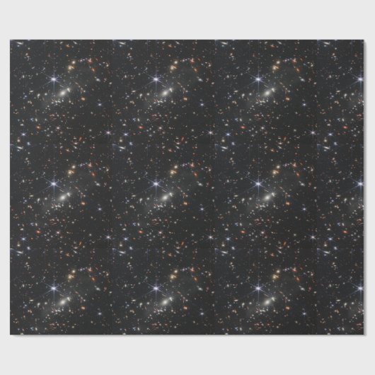 NASA james webb space telescope galaxies Gift wrap Geschenkpapier (Flach)