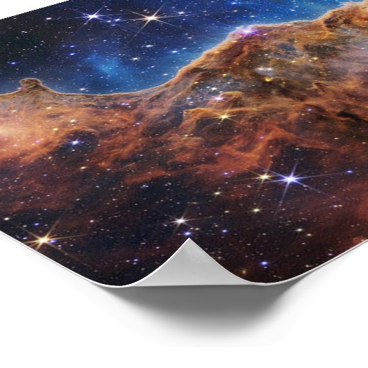 NASA James Webb Telescope Image Poster (Ecke)