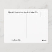 NASA James Webb Telescope Image Poster Postkarte (Rückseite)