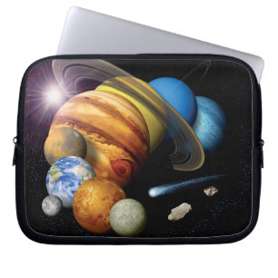 NASA JPL Montage der Planeten des Sonnensystems We Laptopschutzhülle