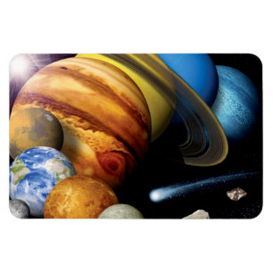 NASA JPL Montage der Planeten des Sonnensystems We Magnet