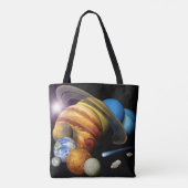 NASA JPL Solar System Planets Montage Space Foto Tasche (Rückseite)