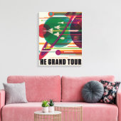 NASA/JPLSs Retro Space Poster Leinwanddruck (Insitu (Wohnzimmer))