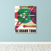 NASA/JPLSs Retro Space Poster Leinwanddruck (Insitu (Holzboden))