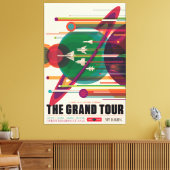 NASA/JPLSs Retro Space Poster Leinwanddruck (Insitu (Wohnzimmer))