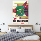 NASA/JPLSs Retro Space Poster Leinwanddruck (Insitu (Schlafzimmer))