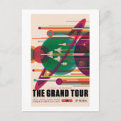 NASA/JPLSs Retro Space Poster Postkarte (Vorderseite)