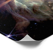NASA JWST Rho Ophiuchi Star Formationsregion Poster (Ecke)