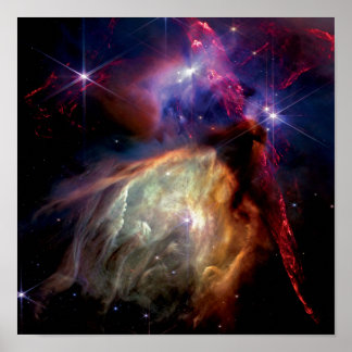 NASA JWST Rho Ophiuchi Star Formationsregion Poster