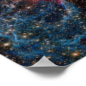 NASA JWST Rote Spinnennebel-Foto Poster (Ecke)