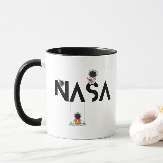Nasa-Kaffee-Tasse Tasse (Mit Donut)