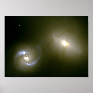 NASA - Kollidierende Galaxien NGC1410 und NGC1409 Poster