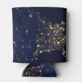 Nasa Lights aus Space USA Dosenkühler (Rückseite)