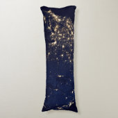 Nasa Lights aus Space USA Seitenschläferkissen (Vorderseite Vertikal)