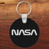 NASA-Logo für graue Würmer Schlüsselanhänger (Vorderseite)