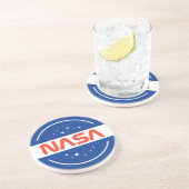 NASA-Logo-Kunst Getränkeuntersetzer (Seite)