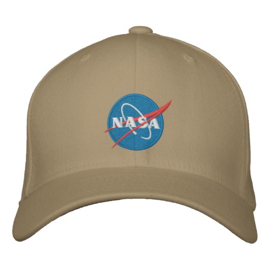 NASA-Logo mit bestickter Hut (Vorderseite)