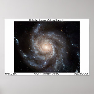 NASA/M101 Pinwheel Poster