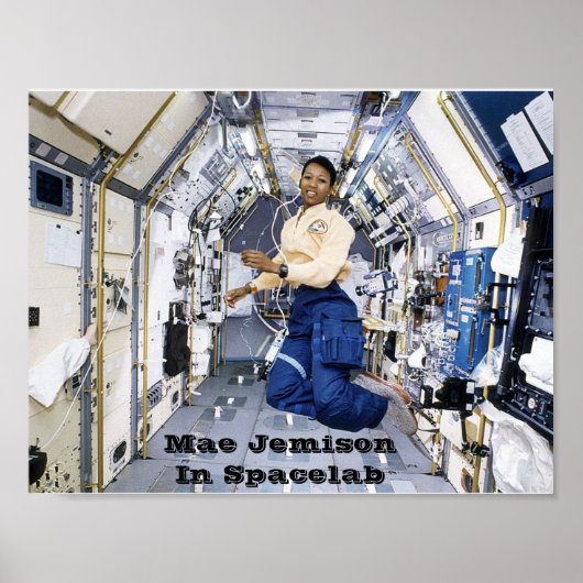 NASA Mae Jemison in Spacelab Poster (Vorne)
