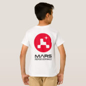 NASA-Mars: Ausdauernde Rover Rocket White Kids" T-Shirt (Schwarz voll)