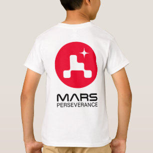 NASA-Mars: Ausdauernde Rover Rocket White Kids" T-Shirt