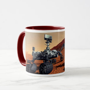 NASA Mars Curiosity Rover Künstler Konzept Tasse