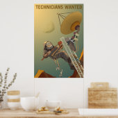NASA-Mars, die Poster aufnehmen - Techniker Gewoll (Küche)